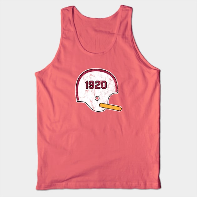 Arizona Cardinals Year Founded Vintage Helmet Tank Top by Rad Love